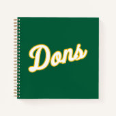 Dons Schrift-Logo Notizblock (Vorderseite)