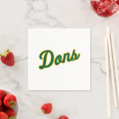 Dons Schriftlogo Serviette (Beispiel)