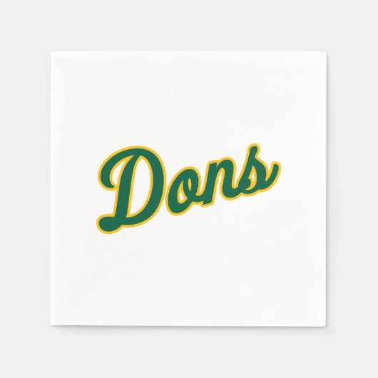 Dons Schriftlogo Serviette (Vorderseite)