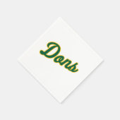 Dons Schriftlogo Serviette (Ecke)