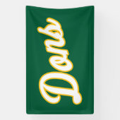 Dons Schriftzug-Logo Banner (Vertikal)