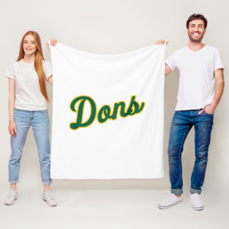 Dons Schriftzug-Logo Fleecedecke