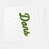 Dons Schriftzug-Logo Fleecedecke (Vorderseite (Horizontal))