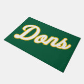 Dons Schriftzug-Logo Fußmatte (Schrägansicht)