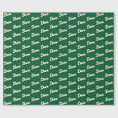 Dons Schriftzug-Logo Geschenkpapier (Flach)