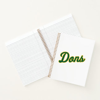 Dons Schriftzug-Logo Notizblock