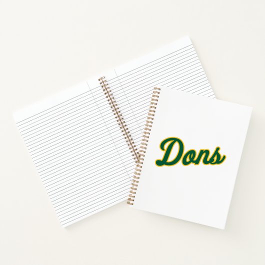 Dons Schriftzug-Logo Notizblock (Innenseite)
