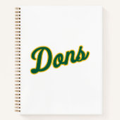 Dons Schriftzug-Logo Notizblock (Vorderseite)
