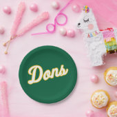 Dons Schriftzug-Logo Pappteller (Party)