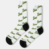 Dons Schriftzug-Logo Socken (Linkes Detail)