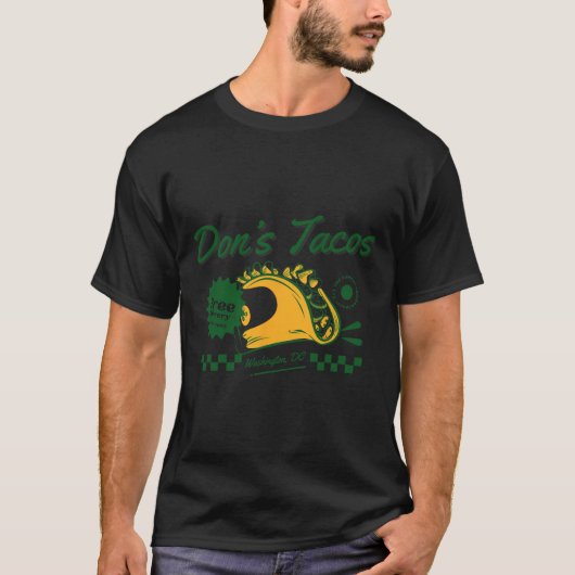 Don's Tacos - Funny Patriotic Let's Go Taco Tariff T-Shirt (Vorderseite)