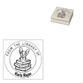 Donskoy Cat, Buch aus der Bibliothek von Gummistempel (Stempel)