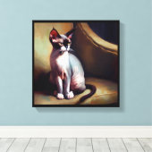 Donskoy Cat Leinwanddruck (Insitu (Holzboden))
