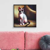 Donskoy Cat Leinwanddruck (Insitu (Wohnzimmer))