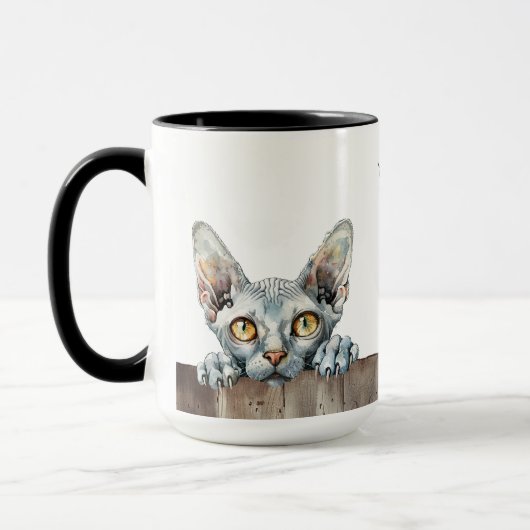 Donskoy Cat Tasse (Links)
