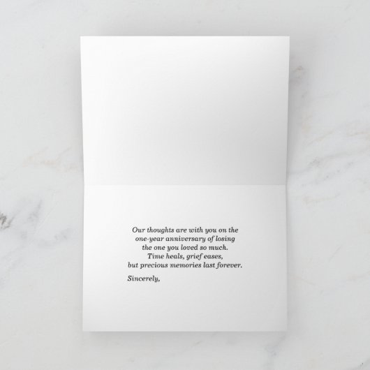 Donslough h, wir erinnern uns karte (Innenseite)