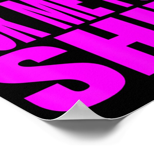 Dont Ask Me For  Poster (Ecke)