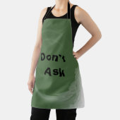 Don't Ask Schürze (InSitu)