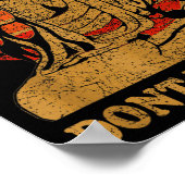 Dont Be A - Buddha - Vintage Distressed  Poster (Ecke)