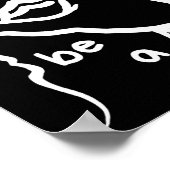 Dont Be A D K In Asl  Poster (Ecke)