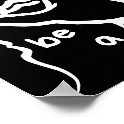 Dont Be A D K In Asl  Poster (Ecke)