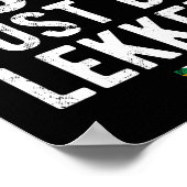 Dont Be A Doos Just Be Lekker  Poster (Ecke)