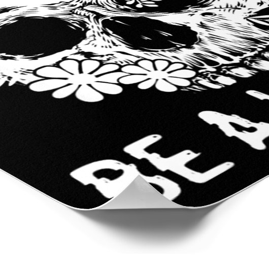 Don't Be A Lady Be A Legend Funny Legendary Gift F Poster (Ecke)