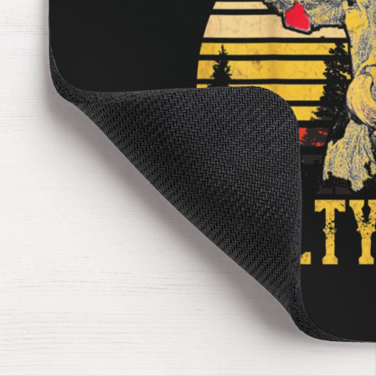 Dont Be A Salty Heifer Funny Cow Mousepad (Ecke)