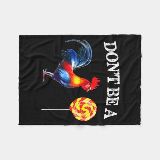 Dont Be A Sucker Funny Father's Day Fleecedecke (Vorderseite (Horizontal))