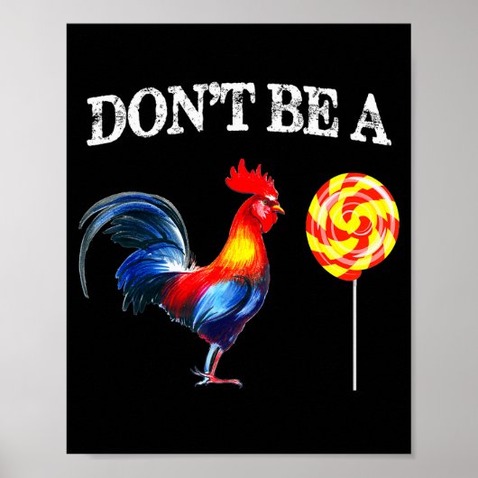 Dont Be A Sucker Funny Father's Day Poster (Vorne)