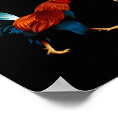 Dont Be A Sucker Funny Rooster Fathers Day Gift  Poster (Ecke)