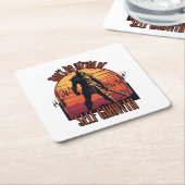 Dont be afraid of self growth | Trade motivation Rechteckiger Pappuntersetzer (angewinkelt)