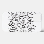 Don't be afraid to be yourself Case-Mate iPhone hülle (Rückseite (Horizontal))