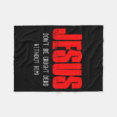 Dont Be Caught Dead  Fleecedecke (Vorderseite (Horizontal))