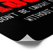 Dont Be Caught Dead  Poster (Ecke)