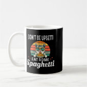 Don't Be Etti Eat Some Spaghetti - Cat Eat Italian Kaffeetasse (Links)