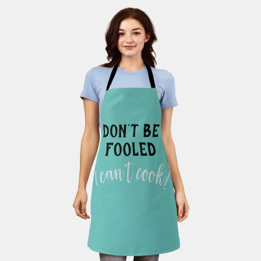 "Don't be Fooled - I can't cook" Funny Apron Schürze (Getragen)