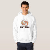 Dont Be Koi Funny Fish Pun Gift Hoodie (Vorne ganz)