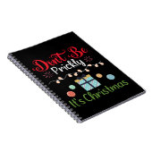 Don't Be Prickly - Funny Christmas Notizblock (Rechte Seite)