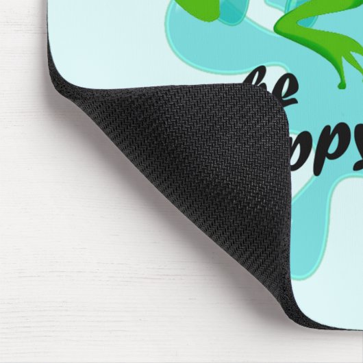 Dont Besorgnis Be Hoppy Frog Funny Kids Mousepad (Ecke)