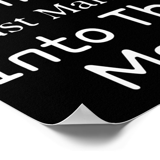 Don't Blame Me I Just Married Into This Mess, Funn Poster (Ecke)