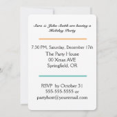 Don't Boo—Abstimmung—Pop Art Pumpkin Ballot Box Einladung (Rückseite)