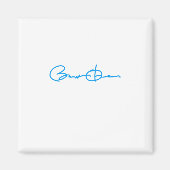 Don't Boo Vote - Barack Obama (weiß blau) Aufklebe Magnet (Vorne)