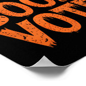 Don't Boo Vote Halloween Kostümjungen Männer Kinde Poster (Ecke)