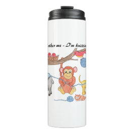 Don't Bother Me - I'm Knitting Thermosbecher