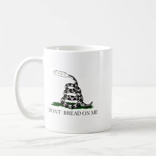 Dont Bread On Me  Kaffeetasse (Links)