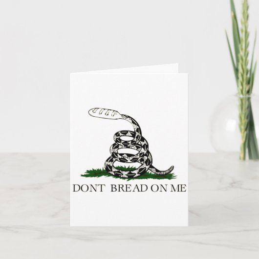Dont Bread On Me  Karte (Vorderseite)