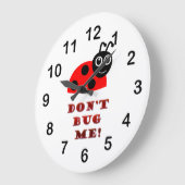 Don't bug große wanduhr (Winkel)