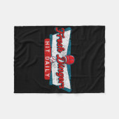 Don't Bunt Hit Fresh Dingers Funny Sell Softll Gam Fleecedecke (Vorderseite (Horizontal))