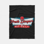 Don't Bunt Hit Fresh Dingers Funny Sell Softll Gam Fleecedecke (Vorderseite)